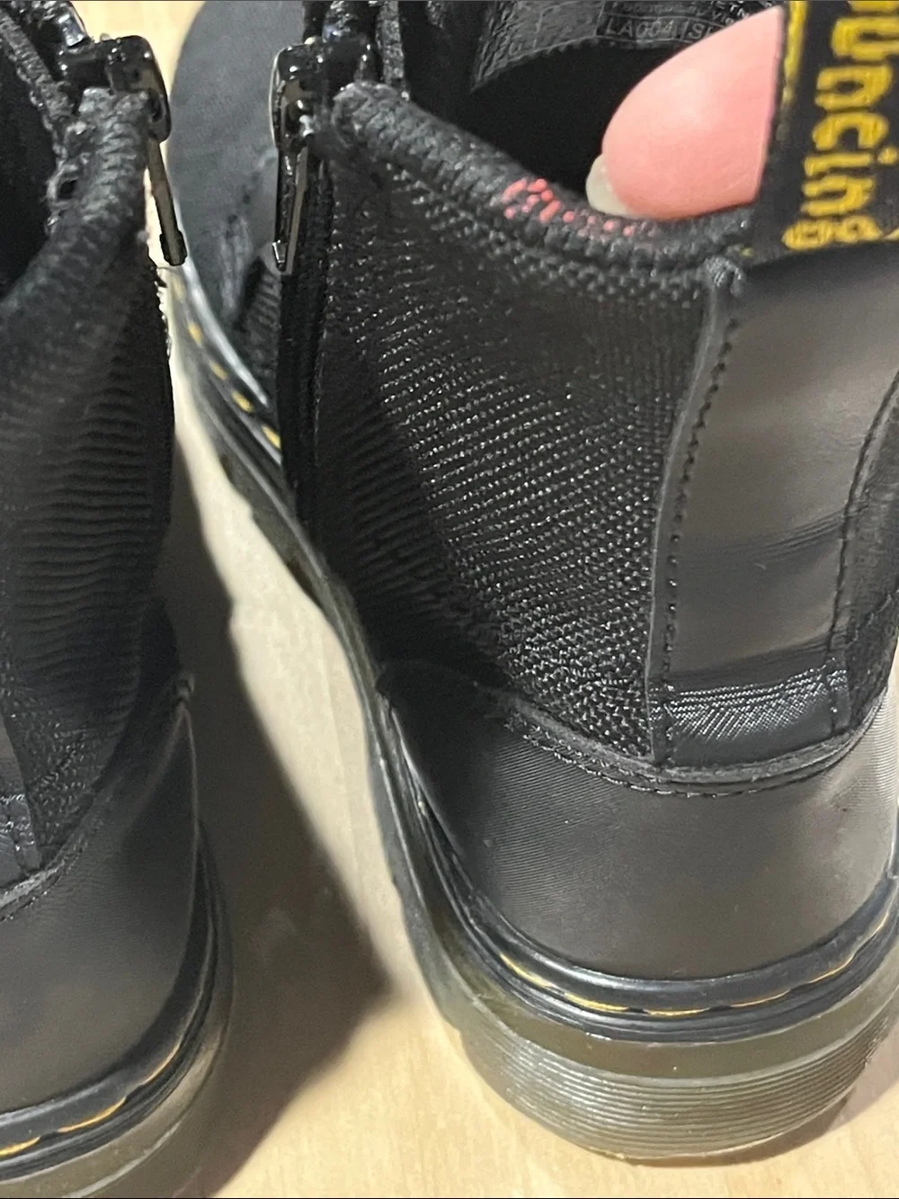 Dr. Martens boots combs j Textile Lace-Up Combat Boots docs DM’s Doc Martens